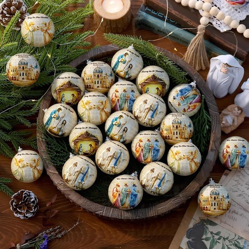 24pcs nativity scene - nativity,